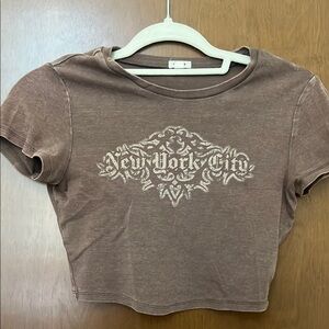 Garage Graphic Crop Top